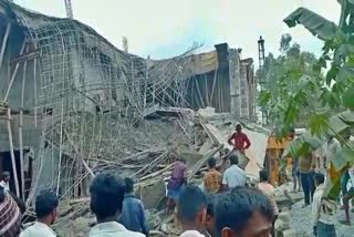 Boy  died by building collapse in Ramnagar