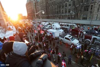 Protest in Canadian capital