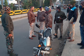 vehicle checking campaign in giridih