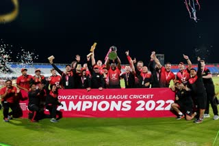 Legends League Cricket  World Giants beat Asia Lions  World Giants lift first title of legends league cricket  ഏഷ്യ ലയണ്‍സിനെ തകർത്ത് വേൾഡ് ജയന്‍റ്സിന് കിരീടം  ലെജൻഡ്‌സ് ലീഗ് ക്രിക്കറ്റ്  Legends League Cricket final result  വേൾഡ് ജയന്‍റ്സിന് വിജയം