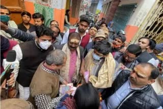 Hardik Patel in Varanasi