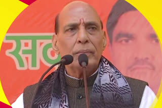 UP Polls: Rajnath Singh slams SP, says politics of polarisation is not what BJP does