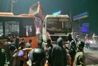 Electric bus mows down bystanders in Kanpur