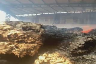 Fire in Rajkot : રાજકોટમાં રૂ ના ગોડાઉનમાં લાગી આગ, લાખ્ખોનો માલ ખાખ