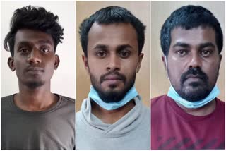three arrested under robbery case at bangalore