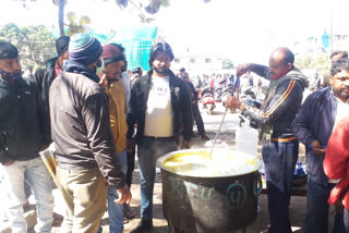 protest of shopkeepers in ranchi