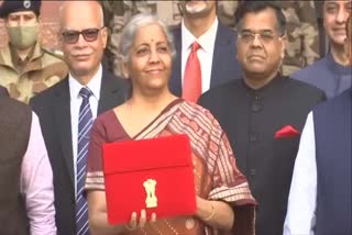 Union Finance Minister Nirmala Sitharaman leaves from the Ministry of Finance