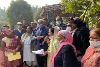 Bhupendra Singh Hooda Meet Aanganwadi workers