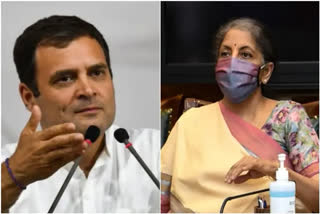 Finance Minister Nirmala Sitharaman on Tuesday took a swipe at Congress leader Rahul Gandhi for what she called as making uninformed comment on the budget and said he should first implement what he preaches in states governed by his party.