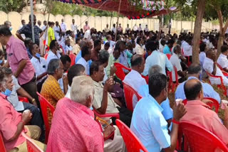 ration shop staff protest in SIVAGANGAI