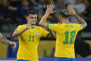 Coutinho wonder strike helps Brazil to 4-0 rout of Paraguay