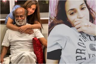 Aishwaryaa Rajinikanth tests positive  Rajinikanth daughter Aishwaryaa  Rajinikanth daughter tested positive  ഐശ്വര്യ രജനികാന്തിന്‌ കൊവിഡ്‌  Dhanush Aishwaryaa Rajinikanth separation