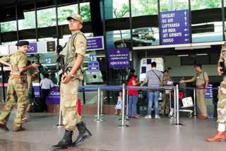 A foreign lady passenger arrested at delhi airport with bullets