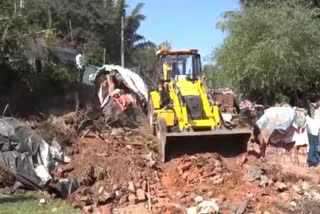 forcible eviction by municipality in nayagarh