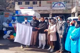 Life Saving Ambulance Service in Poonch: پونچھ میں جدید سہولیات سے لیس ایمبولنس کا افتتاح