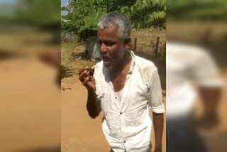 man eating lizard in chitradurga: video viral