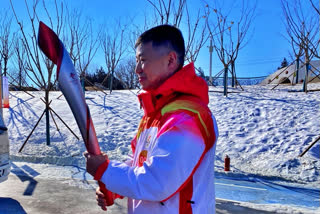 By deputing a PLA colonel who was badly injured in the Galwan incident to be a torchbearer for the Beijing Winter Olympics torch relay run on Wednesday, China has drawn primal focus to the border issue with India, writes ETV Bharat's Sanjib Kr Baruah.