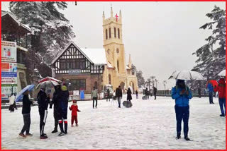 snow in shimla