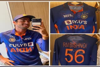 Ravi Bishnoi of Jodhpur got Team India jersey