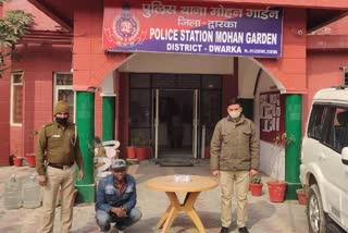 African citizen arrested with heroin worth crores in Mohan Garden area