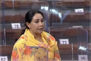 MP Diya Kumari During Budget Session in Lok Sabha