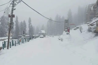 460 roads closed due to snowfall in Himachal