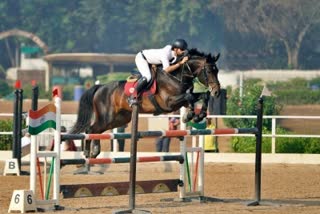 National Equestrian Championship  नेशनल घुड़सवारी चैंपियनशिप  एनईसी ग्रेड टू  NEC Grade II  सहज सिंह विर्क  Sahaj Singh Virk  घुड़सवारी चैंपियनशिप  equestrian championship