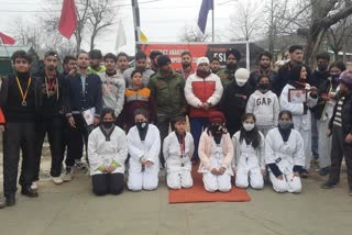 Taekwondo Championship Held in Anantnag: ضلع اننت ناگ میں تائیکانڈو چمپئن شپ منعقد