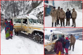 Shimla Police help pregnant woman