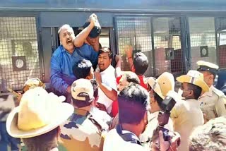 former-congress-mla-m-k-somashekhar-arrest-in-mysore