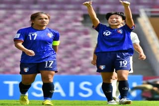 Women Asian Cup  Taipei beat Thailand  महिला एशियाई कप  चीनी ताइपे  थाईलैंड  फीफा महिला विश्व कप  खेल समाचार  Chinese Taipei  Thailand  FIFA Women's World Cup  Sports News
