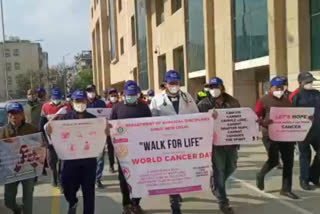 AIIMS hospital delhi on Cancer day