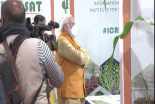 Prime Minister Modi in icrisat