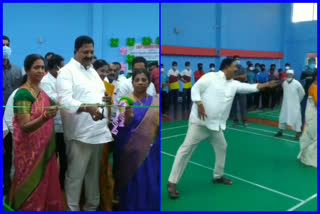 district badminton tournaments held at tanuku in west godavari