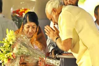 Pm modi condolence to demise of lata mangeshkar