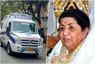 Mortal remains of Lata Mangeshkar brought to  'Prabhukunj', her Peddar Road residence