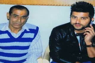 cricketer-suresh-raina-reached-home-as-soon-as-he-received-news-of-his-father-death