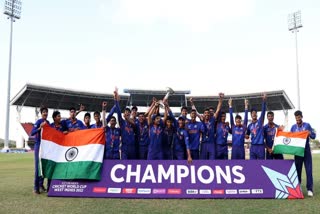 bcci announce cash rewards for indian under 19 team  Under-19 world cup  rewards for indian under 19 team  INDIA BEAT ENGLAND LIFT FIFTH TITLE U19 WORLD CUP  ഇന്ത്യൻ ടീമിന് പാരിതോഷികം പ്രഖ്യാപിച്ച് ബിസിസിഐ  ഐസിസി അണ്ടർ 19 ലോകകപ്പ്  അണ്ടർ 19 ലോകകപ്പ് കിരീടം ഇന്ത്യക്ക്