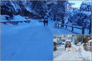 road closed in himachal due to snowfall