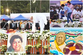 lata mangeshkar funeral