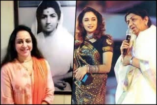 Hema And Madhuri on Lata Mangeshkar