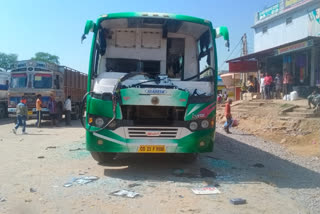 Bus trampled student in Dhamtari