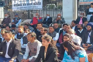 Lawyers Protest In Udaipur