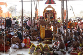 Ramanuja Sahasrabdi Celebrations on 6th day in sriramanagaram