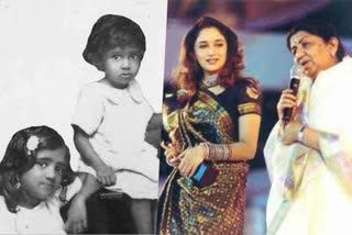 Beautiful memories of Lata Mangeshkar, lata mangeshkar childhood pictures, old pictures of lata mangeshkar, lata did photos, asha bhosle lata mangeshkar pictures, nightangle of india