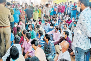 Panchayat Secretary Venkatesh's funeral