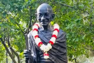 Gandhi statue vandalism in New York