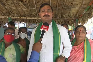 Puvvada Sudhakar amaravathi jac convener warns govt to not use their lands for other purposes