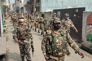 flag march in Kashipur