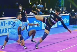 Pro Kabbadi League  PKL  प्रो कबड्डी लीग  पीकेएल  तमिल थलाइवाज  यूपी योद्धा  कबड्डी लीग  Tamil Thalaivas  UP Yoddha  Kabaddi League